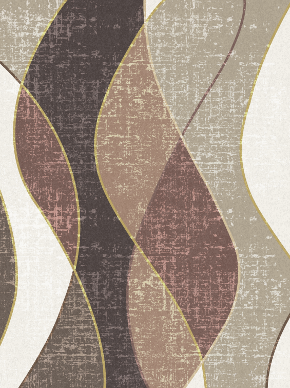 Libre | Custom Washable Rugs Print Carpet Runner Wine | Multi Color