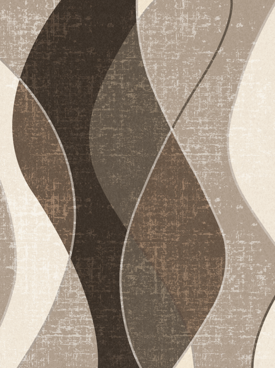 Libre | Custom Washable Rugs Print Carpet Runner Light Brown | Multi Color